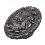 Gliderite 2" Dia Ornate Old World Oval Cabinet Knob Oil Rub Bronze 5710-ORB. Fixed Price $5.50.