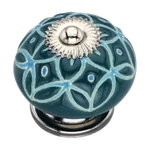 New Mascot Hardware Art Deco Etched Gloss Finish Ceramic Cabinet Knobs, Set Of 8. Fixed Price $18.77.