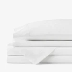The Company Store Classic Cool Cotton Percale Bed Sheet Set Solid 100%. Fixed Price $58.00.