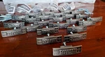 Gliderite 30 Pc 2-1/2" Length Rectangle Cabinet Knob Hammered Weathered Nickel. Fixed Price $51.49.