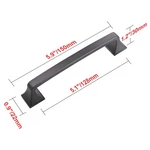Utopia Alley Brax Pull Handle - Metal Oil Rubbed Bronze Drawer 5.0". Fixed Price $10.40.