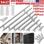 Brushed Kitchen Cabinet Pulls Stainless Steel Drawer Bar Handles 2''-16'' Lot. Fixed Price $9.88.