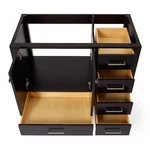 Ariel Cambridge 42-IN Espresso Bathroom Vanity Base Cabinet A043S-L-BC-ESP. Fixed Price $600.00.