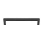 Gliderite 6-1/4" Matte Black Solid Square Slim Cabinet Drawer Bar PULLS(10-PACK). Fixed Price $17.99.