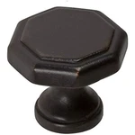 Gliderite Hardware 1-1/8 In. Dia Oil Rubbed Bronze Octagon Cabinet Knob. Fixed Price $6.99.