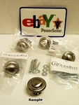 4 New Gliderite 1 " In. Satin Nickel Round Beaded Drawer Cabinet Door Pull Knobs. Fixed Price $7.95.