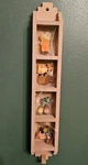 Southwest Hanging Wood Display Shelf With Figurines Home Decor. Fixed Price $29.99.