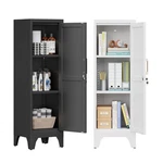 Metal Kitchen Pantry Storage Cabinet W/ 2 Shelves & Locking Door For Home Garage. Fixed Price $79.99.