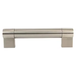Euro Style 5-1/32" Brushed Nickel Kitchen Cabinet Door Drawer Handle Pull. Fixed Price $10.42.