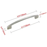 Utopia Alley Apollo Pull - Brushed Nickel Metal Drawer Handle, 5.0". Fixed Price $9.67.