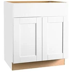 Hampton Bay 24 X 34.5 21 In. Bathroom Vanity Base Cabinet Satin White. Fixed Price $149.95.