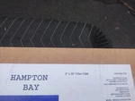 Hampton Bay Courtland In. X 36 0.75" Cabinet Filler Polar White. Fixed Price $12.00.