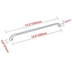 Utopia Alley Tempo Pull - Polished Chrome Metal Drawer Handle, 12.6". Fixed Price $9.80.
