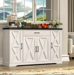 Hampton Oakwood Assembled Base Raised Long Panel Kitchen Cabinet - Satin White. Fixed Price $170.00.