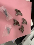 4 Gliderite Birdcage Twisted Wire Cabient Knob Pulls Antique Pewter 2 X 1.38. Fixed Price $10.40.