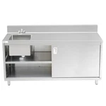 Cabinet Sink 24"X72"X36"H With Backsplash, Knock-down. Fixed Price $1149.23.