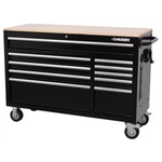 Husky 52 In. X 20 Black Mobile Chest Drawer Workbench Cabinet Storage Tool. Fixed Price $675.36.