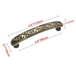Utopia Alley Roma Pull - Antique Brass Metal Drawer Handle, 3.8". Fixed Price $7.97.