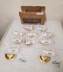 *lot Of 10* Gliderite 3 In. Classic Satin Gold Cup Handle Cabinet/drawer Pull. Fixed Price $15.99.