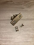Blum 1-5/8" Overlay Compact Edge Mounting Plate, Screw, & Attaching Post. Fixed Price $12.71.