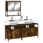 Vidaxl Bathroom Furniture Set Storage Cabinet Washroom 3 Piece Engineered Wood. Fixed Price $338.00.