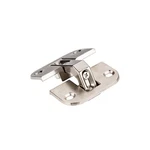 Pie Cut Corner Hinge Zinc Die Cast Nickel Plating 6-WAY Adjustable Hardware. Fixed Price $18.06.