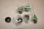 Lot Of 6 Gliderite 1" Dia Round Deco Cabinet Knob Oil Rubbed Bronze 80110-ORB-1. Fixed Price $15.95.