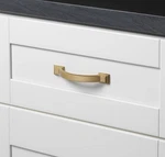 Lot Of 5 Gliderite 3 In. Satin Gold Arched Square Cabinet Pull (10PK Each). Fixed Price $85.49.
