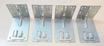 Set Of 4 Blum 295.375-01.03 Rear Drawer Slide Mount Brackets (552/562/563/569). Fixed Price $7.99.