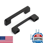 Home Edit Matte Black Cabinet Pulls 3-3/4" Hole Spacing Wide Base Kitchen Handle. Fixed Price $89.25.