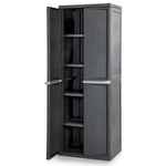 Sterilite Storage Cabinet, Garage, Pantry, & Kitchen Organizer, 4 Shelves, Gray. Fixed Price $136.99.