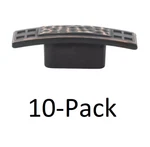 *10-PACK* Gliderite 2-1/2 In. Oil Rubbed Bronze Hammered Mission Style Knobs. Fixed Price $19.99.