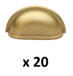 *2 10-PACKS* Gliderite 3 In. Satin Gold Classic Cabinet Drawer Pulls = 20. Fixed Price $33.99.